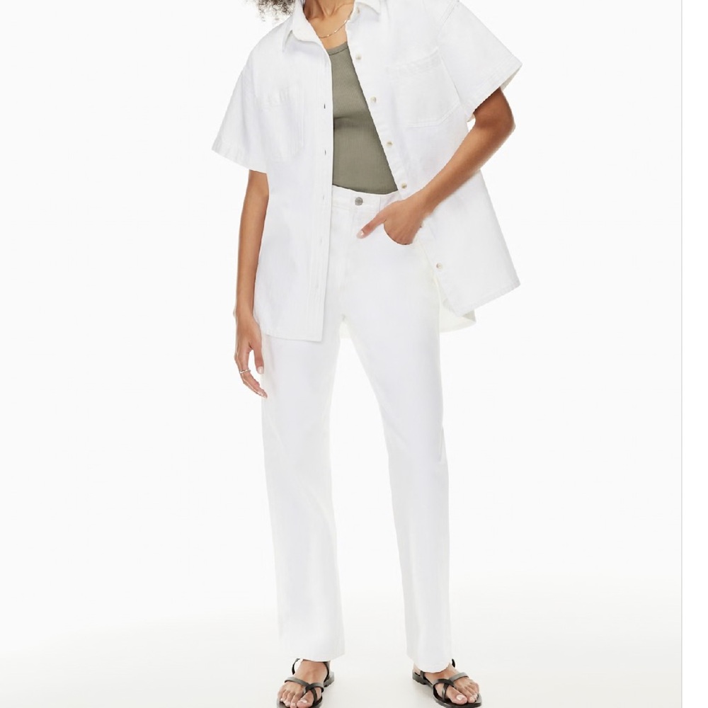 Aritzia white jeans